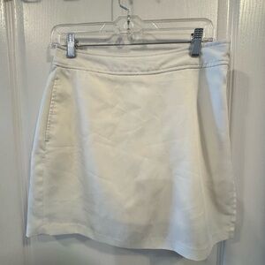 Ashworth White Golf Summer Skort Skirt Shorts